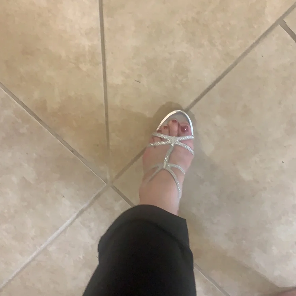 Randal Crystal Embellished Sandal - silver